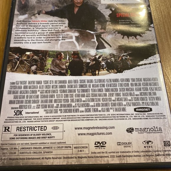 13 Assassins DVD, A Classic Samurai Movie - Picture 5 of 6